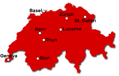 Women's Euro 2025 Map