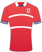 Middlesbrough Football Club shirt