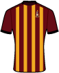 Bradford City Football Club shirt